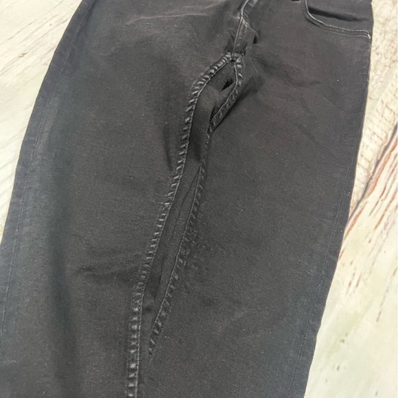 ZARA WOMAN Black Skinny Stretch Jeans Jeggings size 8 GUC - Picture 6 of 13